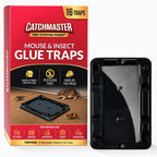Catchmaster 16pk Mouse Glue Traps Indoor for Home, Sticky Mouse & Bug Traps