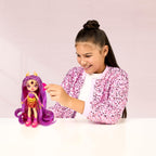 Magic Mixies Pixlings Deluxe Pack, Pippa The Firehorse, Shimmer Reveal, Create & Mix Potion That Magically Reveals 6.5" Pixling Doll Inside Potion Bottle - Exclusive Mini Mixies & 6 Hair Accessories