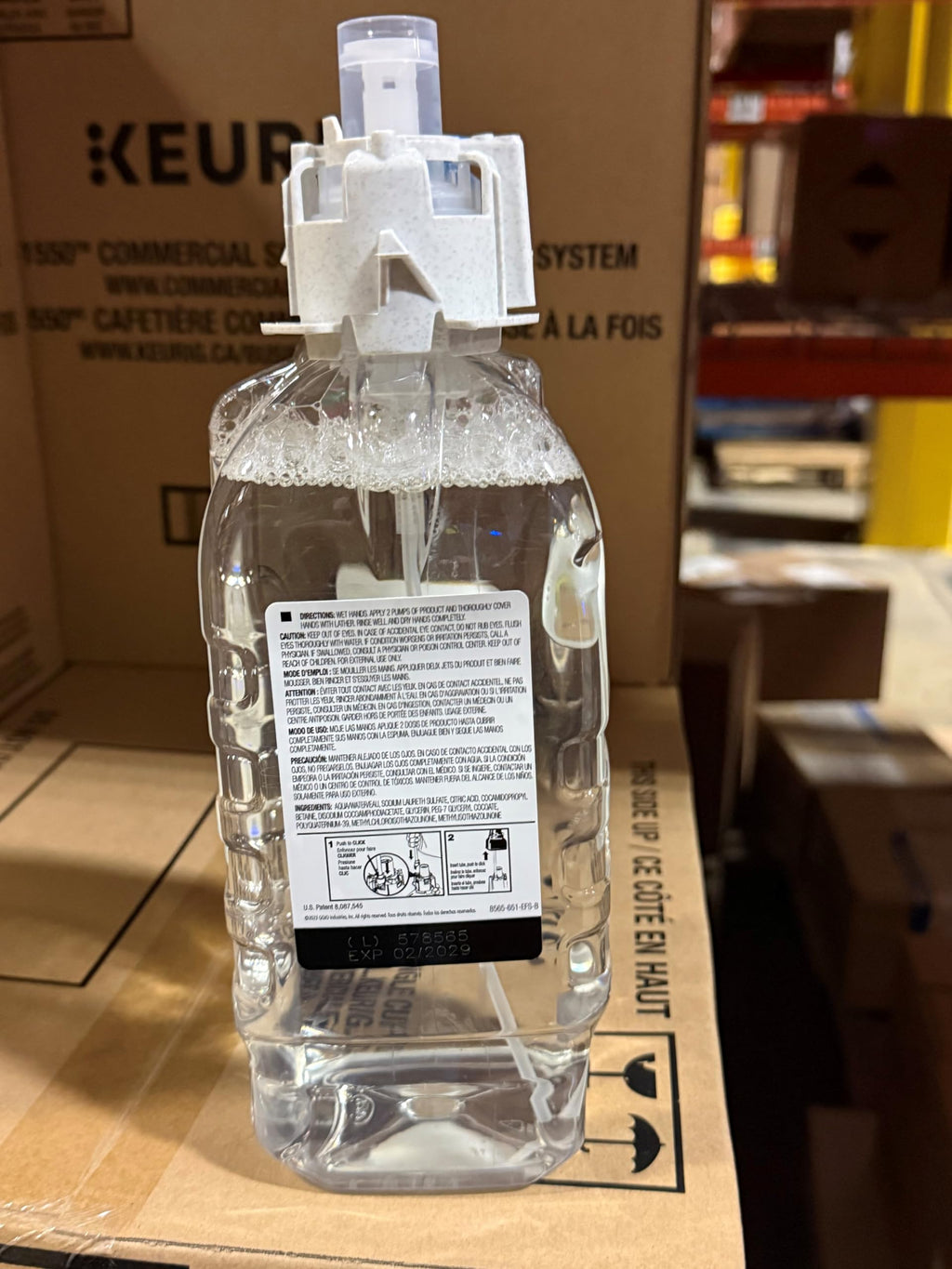 SLOAN Green Certified Foam Hand Cleaner, 1500 mL Hand Cleaner Refills (Pack of 4) - 8565-04-N6300GN