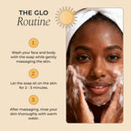 Glo Melanin Organic Turmeric Soap for Dark Spots, Soap for Face, All Natural Face Wash
