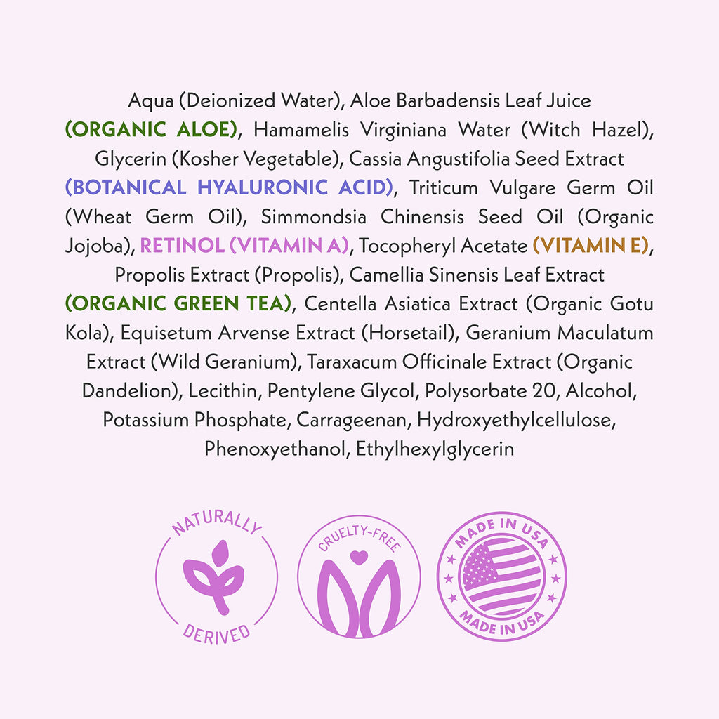 Eve Hansen Retinol Serum for Face 2% | (2oz) Facelift in a Bottle Wrinkle Filler Pore Minimizer Anti Aging Serum | Organic Retinol Anti Wrinkle Serum, Vitamin A Serum, Hyaluronic Acid