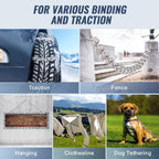 VEVOR Proof Coil Chain, 3/16" x 250', 1100 lbs Safe Working Load, Zinc Plated Proof Tested Coil Chain with Two Quick Links, Galvanized Carbon Steel Link Chain for Towing, Hanging, Camping, Pet Towing