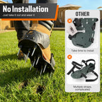 NINGO Pre-Assembled Lawn Aerator Shoes, Aerator Lawn Tool Men's Sizes 8-14