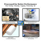 BELLA BAYS Copper Tubing 3/8" OD x 0.320" ID x 50 ft, 99.9% C12200 ASTM B280 Refrigeration ACR Tubing Seamless Soft Coil Round T2 Pure Copper Tube for HVAC System, Refrigerator, Industry, DIY