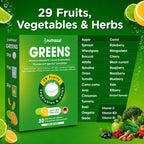 nutrazul Greens Effervescent Tablets - Daily Super Greens Supplement with 29 Superfoods - Antioxidant & Immune Support - Lemon Lime Flavor - Non-GMO - 30 Tablets