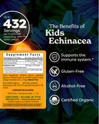 Herb Pharm Kids Certified-Organic Alcohol-Free Echinacea Glycerite Liquid Extract, 4 oz
