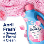 Downy Liquid Fabric Softener, April Fresh 2-in-1 Fresh & Soft, 140 Fl Oz, 190 Loads, Fabric Conditioner For Freshness And Softness