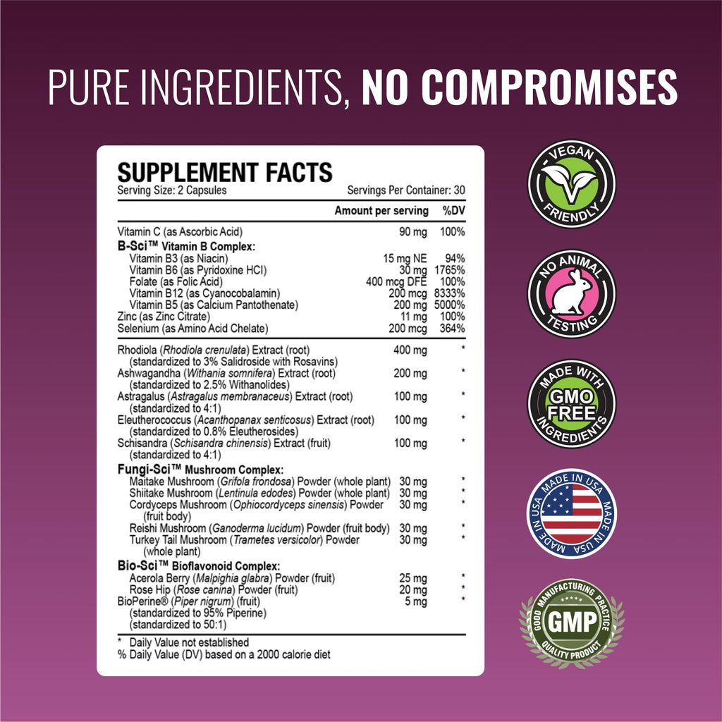 Approved Science Adrenasyl­ - Adrenal Gland Support - 60 Count - Pack of 1