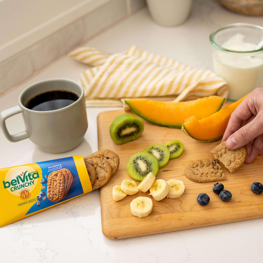 belVita Breakfast Bars Biscuits Variety Pack, 4 Flavors, 30 Packs