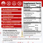 Veltracha Cholesterol Healthy Drink, Support Cholesterol Levels Drink with 600mg Beta-Sitosterol, Folate & Inositol, Zero Sugar and Vegan, Passion Fruit Flavor, 20 Servings