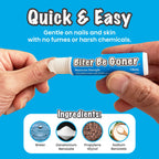 Biter Be Goner Nail Deterrent, Treatment for Kids and Adults, Non-Glossy Invisible Coating, Stop Nail Biting and Thumb Sucking Today, 0.3 Fl Oz