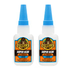 Gorilla Ultimate Super Glue, Fast Set Time, Clear, 15 g, 2-Pack