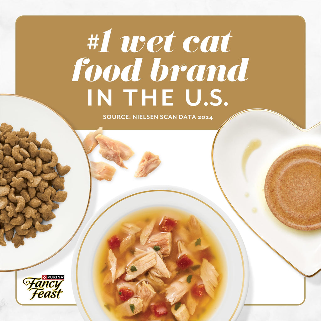 Purina Fancy Feast Petites Seared Salmon Entree With Spinach in Gravy Gourmet Wet Cat Food - (Pack of 12) 2.8 oz. Tubs