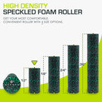 ProsourceFit High Density Foam Rollers long, Firm Full Body Athletic Massage Tool for Back Stretching, Yoga, Pilates, Post Workout Muscle Recuperation