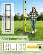 Joyhalo 48in Lawn Leveling Rake