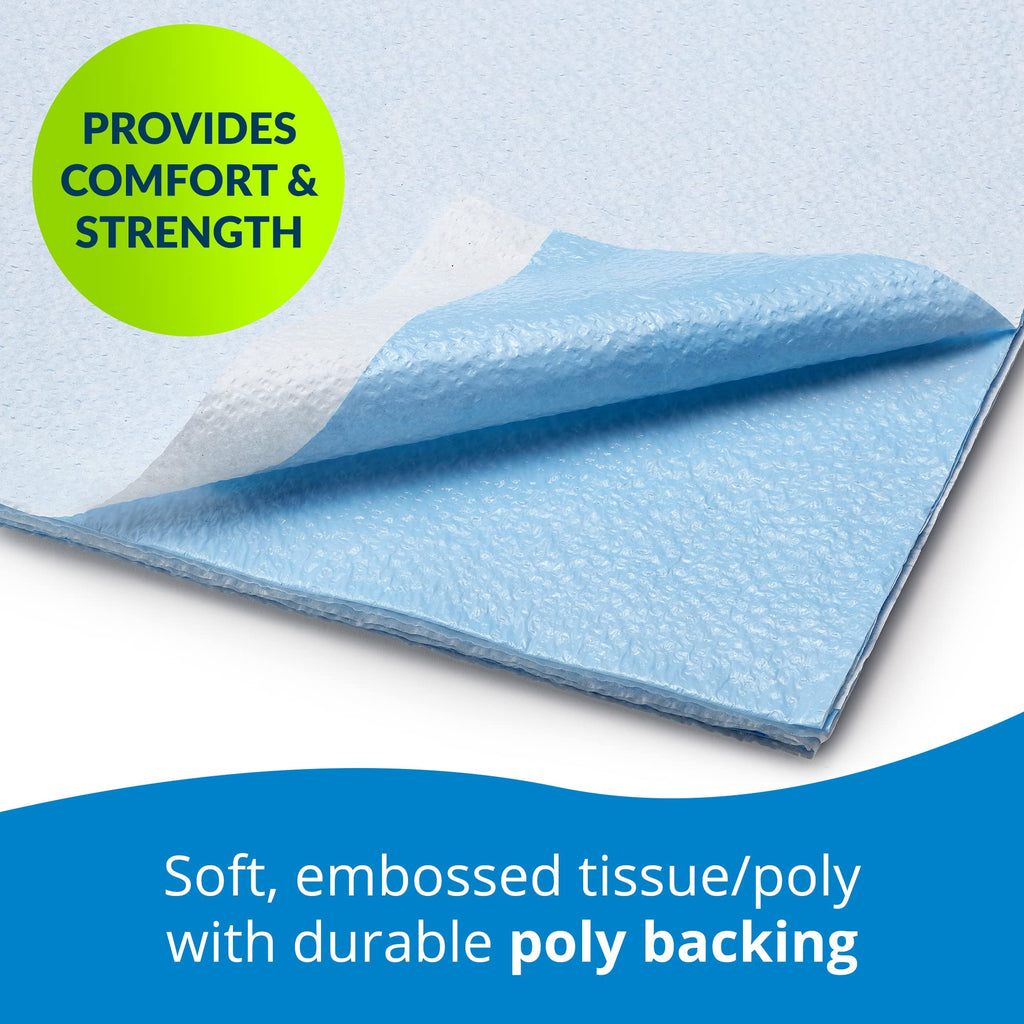 TIDI 359 Avalon Disposable Stretcher Sheet, 40 in x 90 in, 50 Count