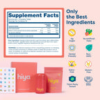 Hiya Iron+ Supplements for Kids - High Absorption Iron Supplement - Delicious Strawberry Flavor & Easy on Children's Stomach - No Added Sugar & Third Party Tested - 30 Day Refill Supply for Toddlers
