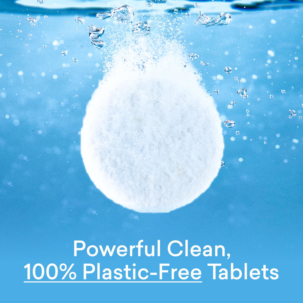 BLUELAND Foaming Hand Soap Refill Tablets, 10-Pack, Perrine Lemon Scent, Eco Friendly Cleaning Products, 10 x 9 Fl oz