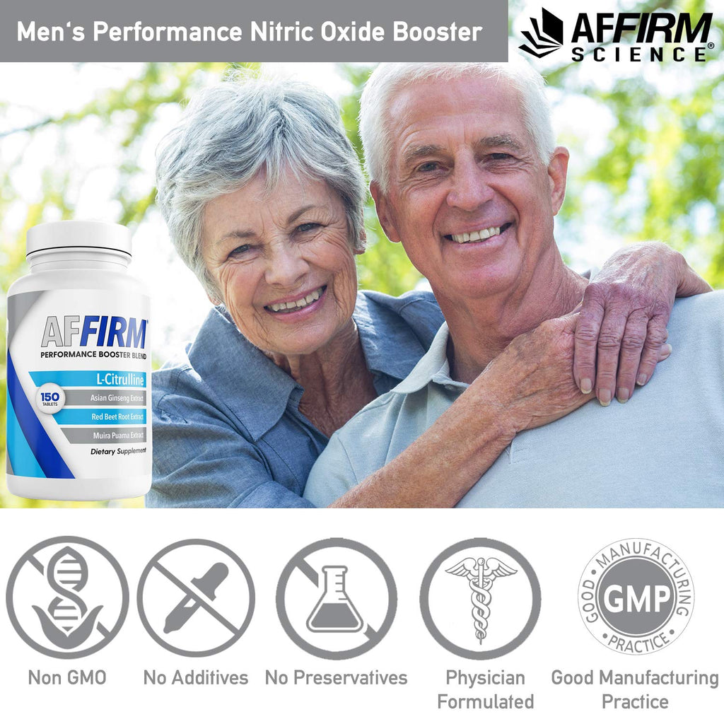 Affirm Science L-Citrulline Dietary Supplement 750mg 60 Tablets | Circulation and Male Performance | Created by Dr. Judson Brandeis
