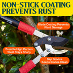 Haus & Garten PowerPRO Compound Action 29" Bypass Loppers - Use as loppers for tree trimming, branch cutters, heavy-duty garden pruning tree clippers, lopping shears