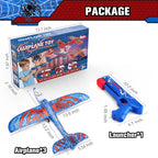 Fuwidvia 3 Pack Airplane Launcher Toys, 13.2 in LED Foam Glider Kids 4-12