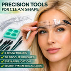 Brow Lamination Kit and Tint Ready System – Professional Eyebrow Lamination Kit for Women, At Home Brow Lift Kit with Perm, Eyebrow Tinting Kit Compatible, Brow Shaping Tools, Rulers, Brushes & Serum