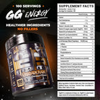 Gamer Supps GG Energy - Crusaderade by SwaggerSouls (100 Servings) - Keto Friendly Gaming Energy and Nootropic Blend, Sugar Free + Caffeine + Vitamins + Immune Support, Powder Drink