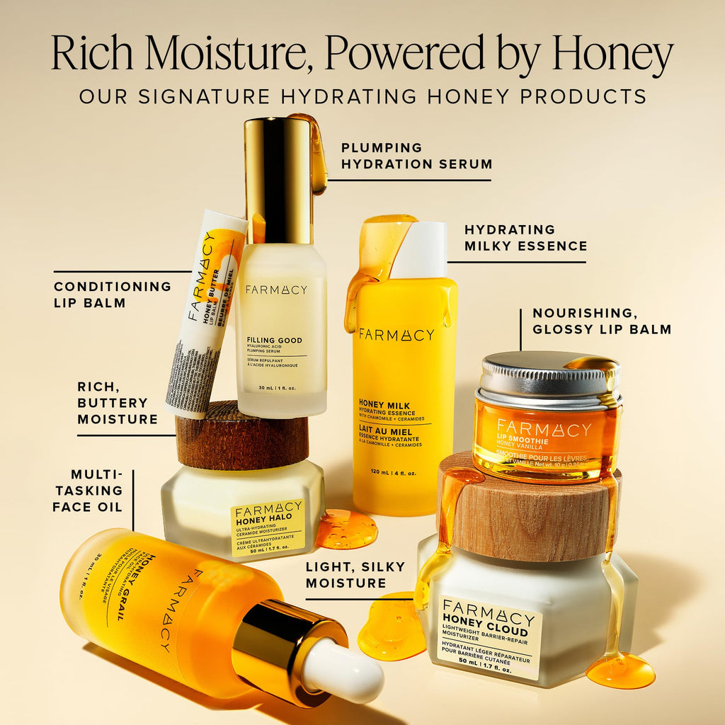 Farmacy Honey Cloud Face Moisturizer Cream - Lightweight Face Lotion with Hyaluronic Acid + Peptides - Breathable Moisture + Barrier Repair - Facial Moisturizer for Combo, Sensitive + Oily Skin (50ml)