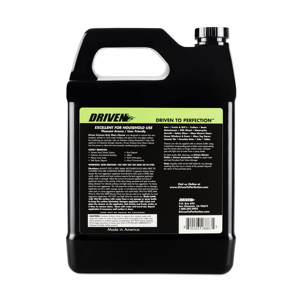 DRIVEN Extreme Duty Glass Cleaner (Glass Cleaner - 1 Gallon)
