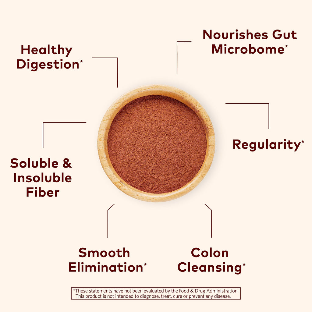 ORGANIC INDIA Psyllium Husk Powder - Pre & Probiotic Fiber Supplement, Organic Psyllium Husk Fiber Supplement with Whole Psyllium Husk, USDA Certified Organic, Vegan, Gluten Free - Cinnamon, 10 Oz