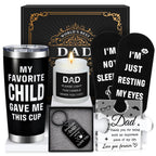 Gifts for Dads Birthday Funny Dad Gifts from Daughter Son Kids Cool Father Happy Birthday Gift Ideas for Dads Presents Basket for Best Dad Ever, Daddy Father Gift Stuff for Christmas, Fathers Day