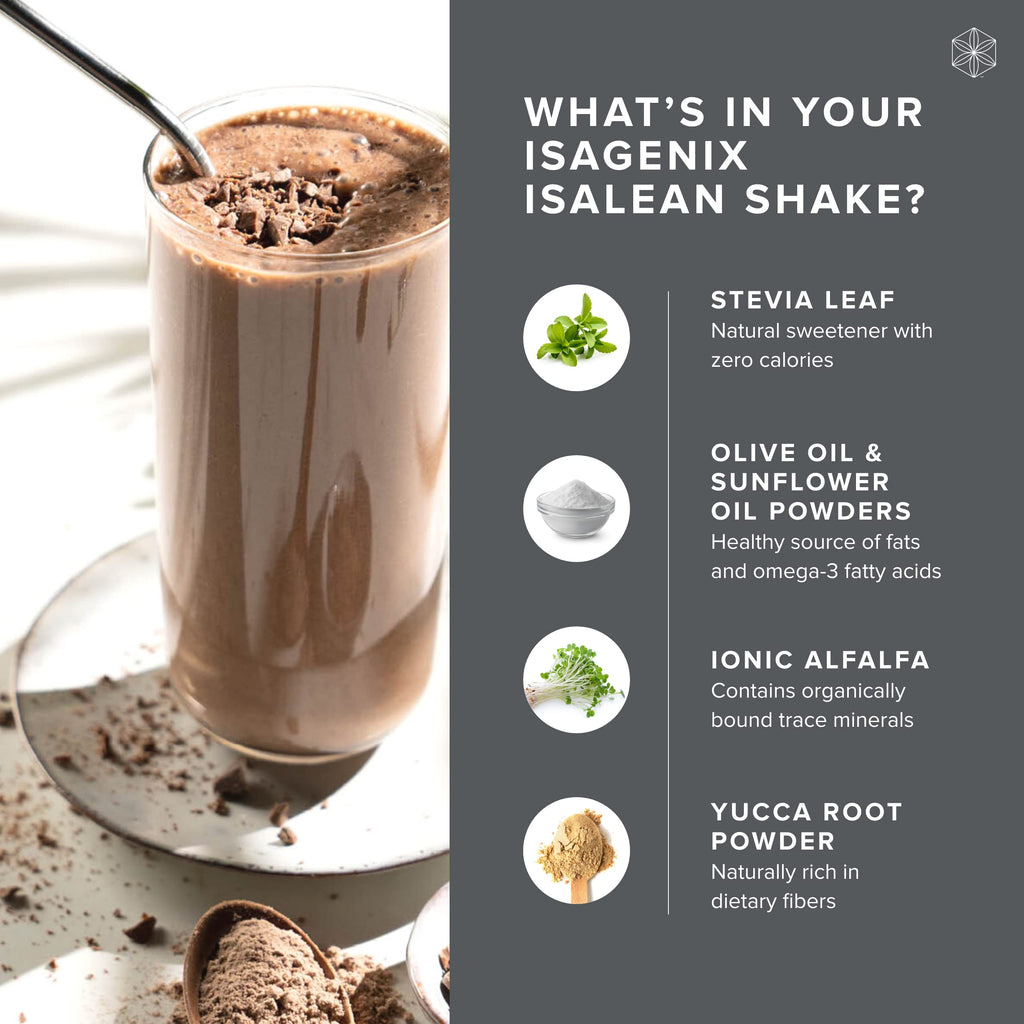 Isagenix IsaLean Shake - 24 g Protein - Ready-to-Drink Meal Replacement Powder - Supports Healthy Metabolism & Lean Muscle Growth