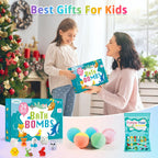 Bath Bombs for Kids with Surprise Inside, 24 Pack Kids Bath Bombs with Toys Inside Gift Set, Kid Bubble Bath Fizzy for Girls Boys with Bath Toys