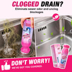 Yugou Foaming Sink Drain Cleaner & Deodorizer, Drain Clog Remover (2pcs)