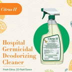 Citrus II Hospital Germicidal Deodorizing Cleaner, 22 Fluid Ounce
