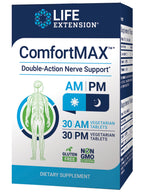 Life Extension ComfortMAX™, honokiol and Pea for Nerve Support & discomfort Relief, Gluten-Free, Non-GMO, Vegetarian, 60 Tablets