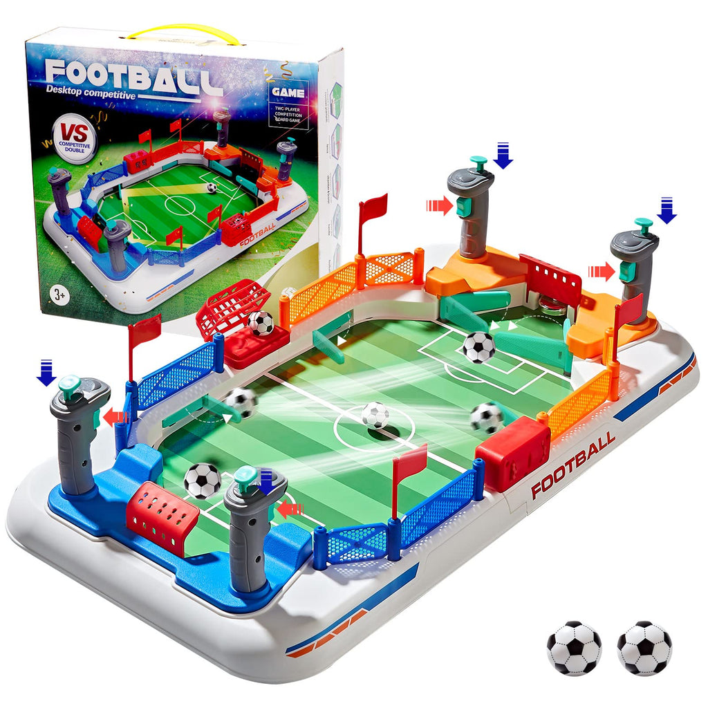Soccer Board Game for Kids Age 4-12 Mini Foosball Table Toy
