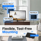 Channel Master FLATenna - Indoor Digital HDTV Antenna, 12' Coaxial Cable, Superior Reception Range & Signal Reliability, Supports 4K Smart TVs, OTA Broadcast & NextGen TV, Easy Install