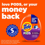 Tide PODS laundry detergent pacs, 3-in-1 Stain Remover, Odor Fighter, Color Protector, 76 Count, HE compatible, Spring Meadow Scent