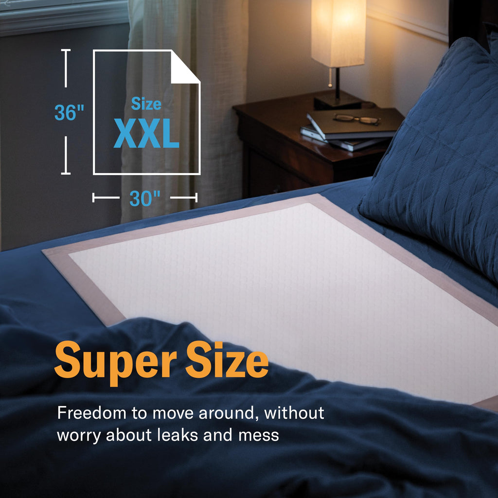 Chucks® Premium Disposable Underpads - 30x36 [25-Pack] Bed Pads