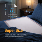 Chucks® Premium Disposable Underpads - 30x36 [25-Pack] Bed Pads