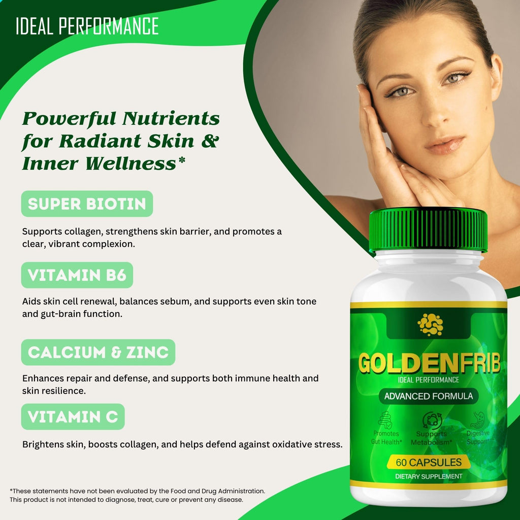 GoldenFrib Capsules, Premium Golden Frib Gut Health Supplement Pills - Maximum Strength All Natural Formula, Supports Gut Health, Maintain Digestive Health & Comfort, GoldenFrib Reviews (60 Capsules)
