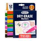 Crayola Take Note Dry Erase Markers for School (12ct) Teacher Classroom Supplies, Chisel Tip Whiteboard Markers, Must Haves