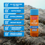 O'Keeffe's Lip Repair Lip Balm With Cooling Relief for Dry, Cracked Lips - Stick (4 Pack) - Moisturizer for Very Dry Lips