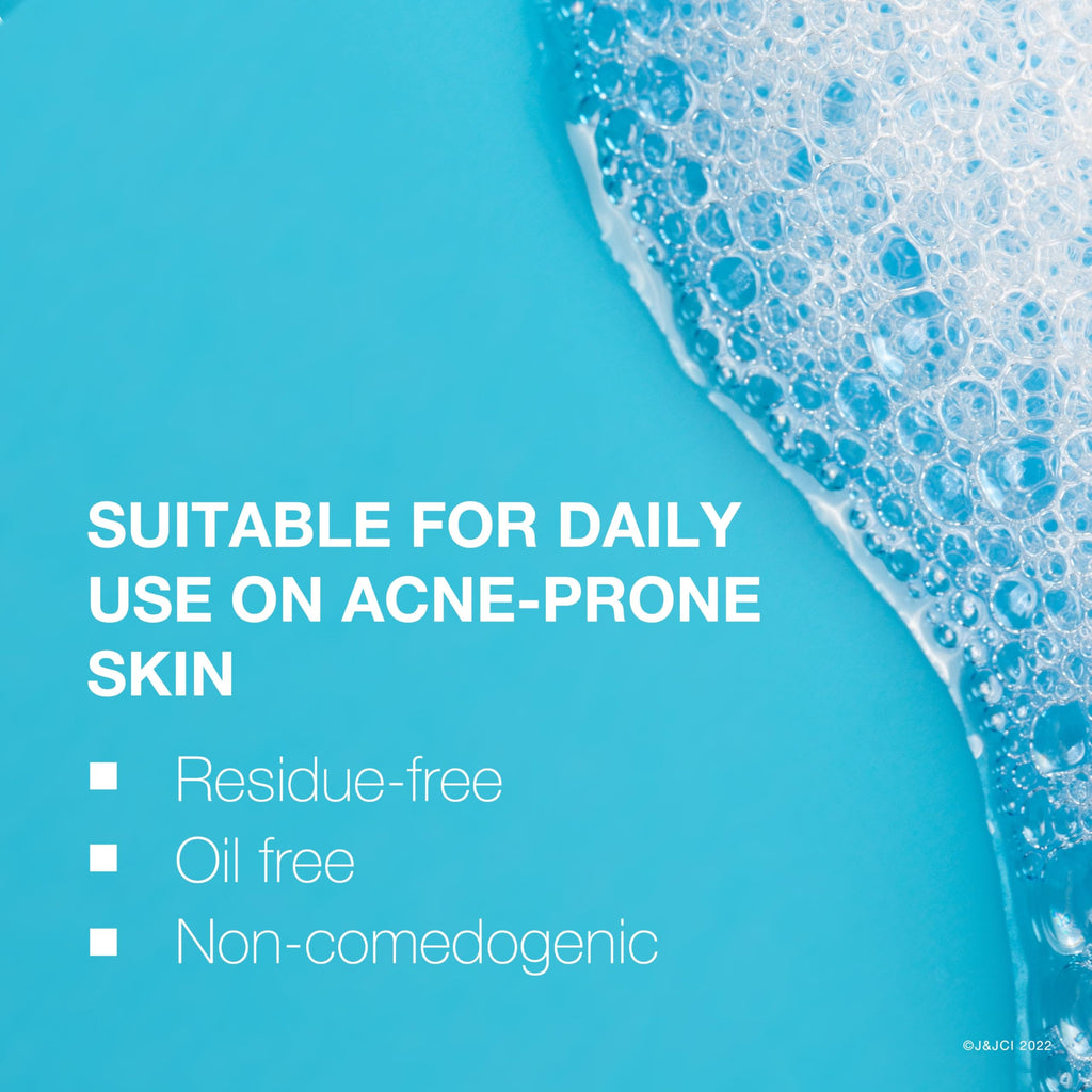 Neutrogena Oil-Free Acne Wash, Acne Fighting Facial Cleanser with Salicylic Acid Medicine, Acne Treatment for Face, Non-Comedogenic, Residue-Free, 9.1 fl oz Pump Bottles, 3 Pack