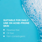 Neutrogena Oil-Free Acne Wash, Acne Fighting Facial Cleanser with Salicylic Acid Medicine, Acne Treatment for Face, Non-Comedogenic, Residue-Free, 9.1 fl oz Pump Bottles, 3 Pack