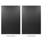 KAITELA ABS Plastic Sheet 12" x 16" x 1/8" Thick (3mm) Black Rigid Thermoplastic Sheet, Moldable Plastic Panel for Crafts, DIY Projects - Textured & Smooth Finish, Pack of 2