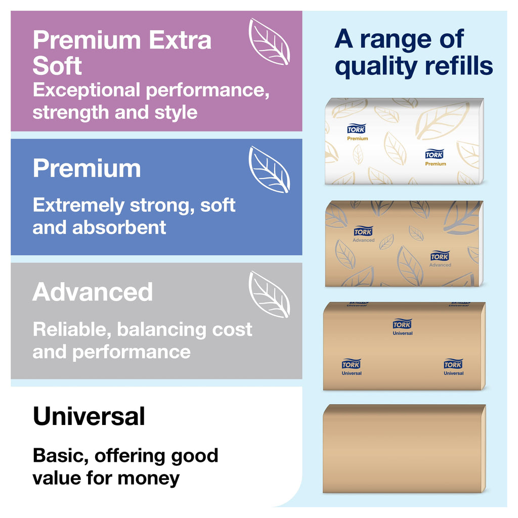 Tork Xpress Multifold Paper Towel Dispenser Stainless Steel H2, 463002