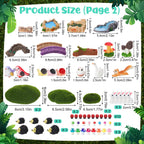 GGSTDDUP 82 Pcs Miniature Gnome Resin Figures, Fairy Garden Accessories Set