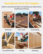 meite 30 Degree Framing Nails 3-Inch x .120-Inch Ring Shank Paper Collated Nails for 30-34 Degree Framing Nailer Gun, Electro-Galvanized Offset Round Head for Decking Sheathing 1,000PCS